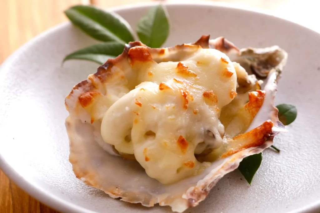 自家製ベシャメルソースの牡蠣グラタン-画像