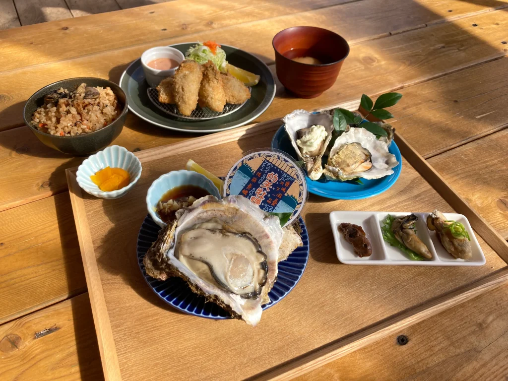 牡蠣づくし定食